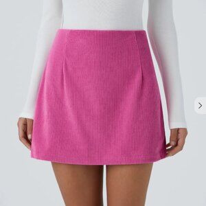 New Halara Hot Pink Corduroy Skort Size M